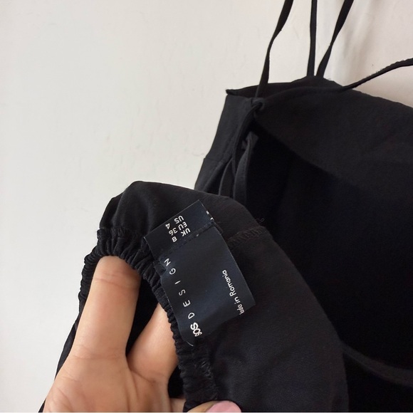 ASOS DESIGN lace up back structured mini prom dress NWT - Picture 8 of 11